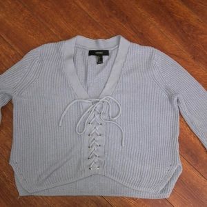 Long sleeve cropped sweater